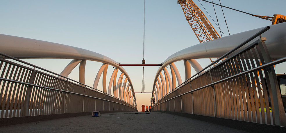 Fußgängerbrücke Hamm