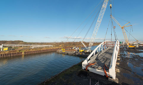 Fußgängerbrücke Hamm
