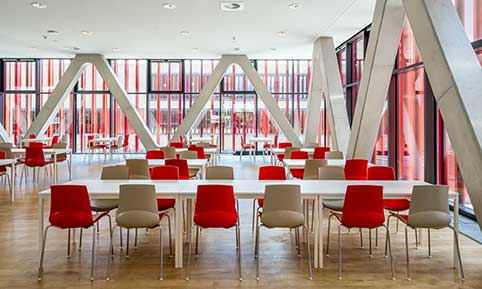 Mensa Innen Campus HRW Hochschule Ruhr West