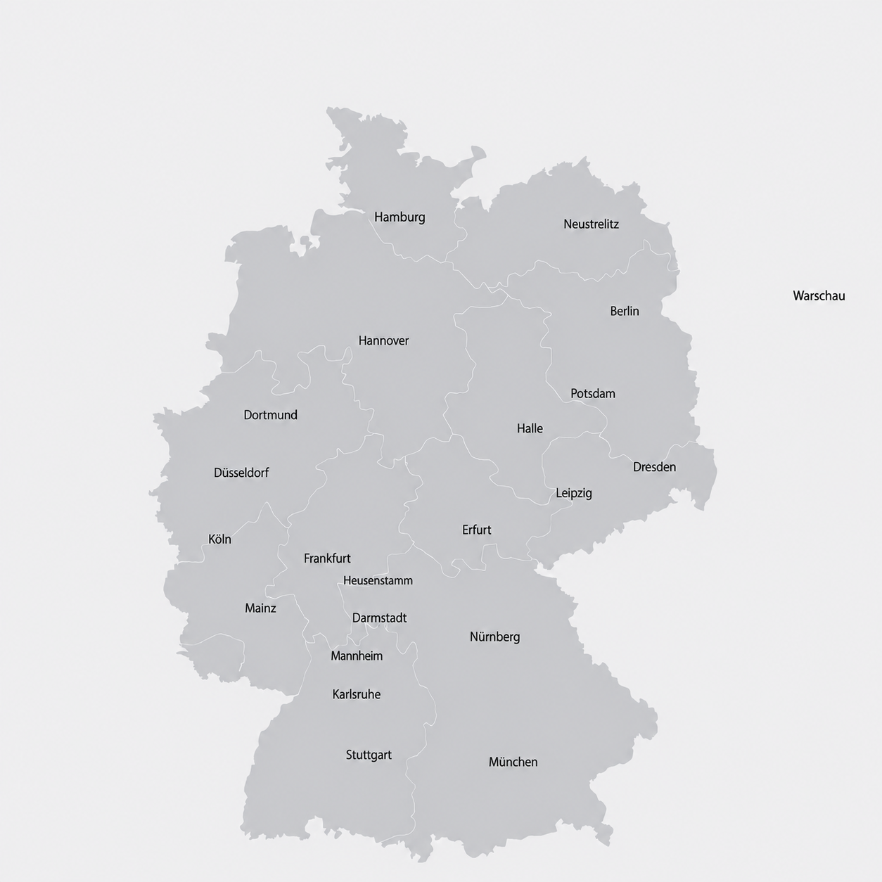 Deutschlandkarte