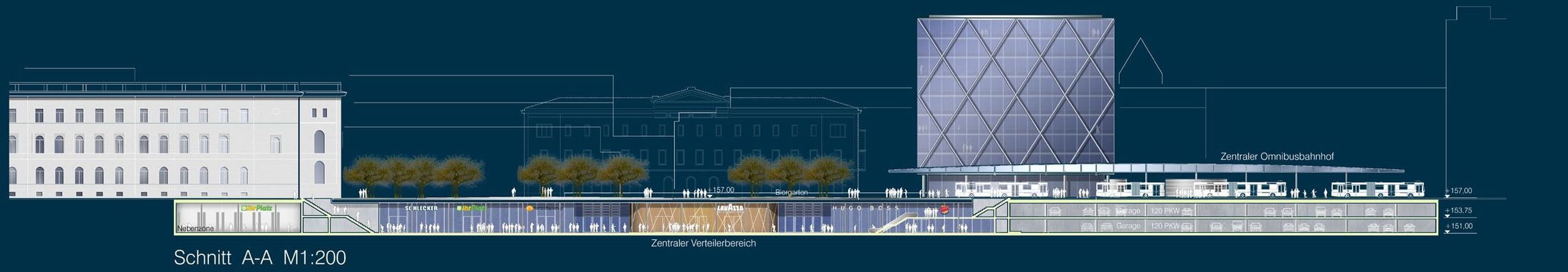 Neugestaltung Döppersberg Wuppertal - City Plaza 