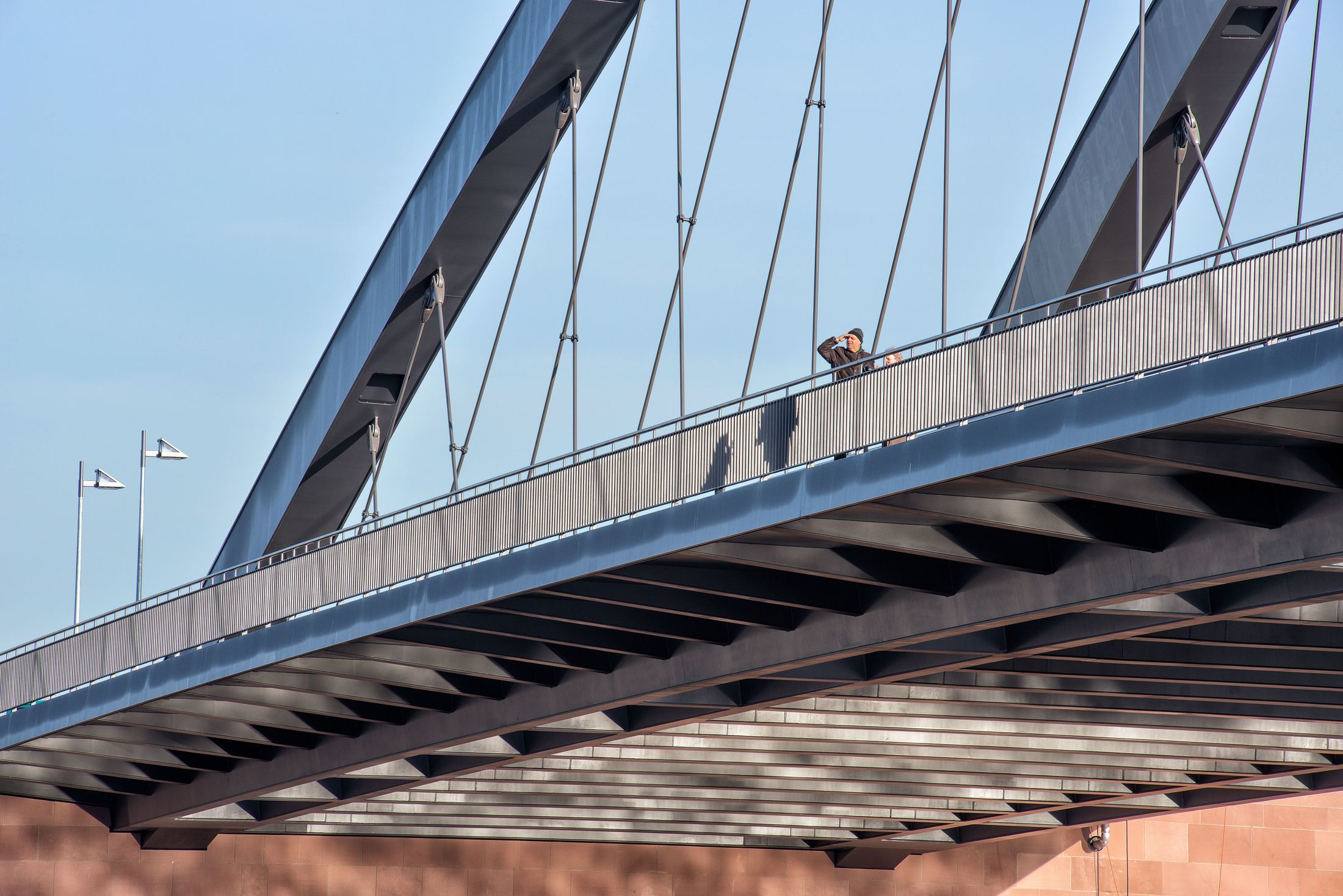 Osthafenbrücke Frankfurt Brücke 