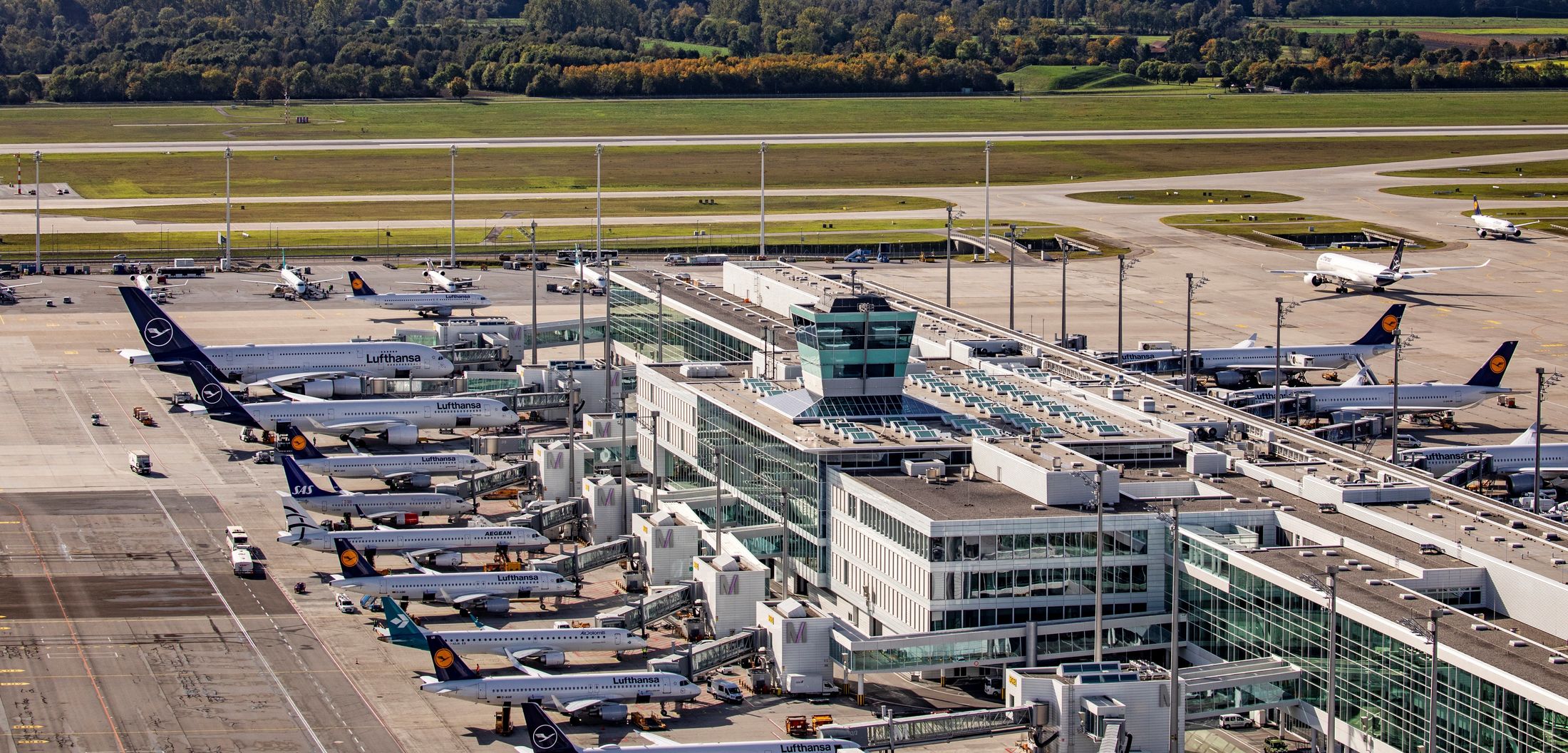 Satellitenterminal Flughafen München 