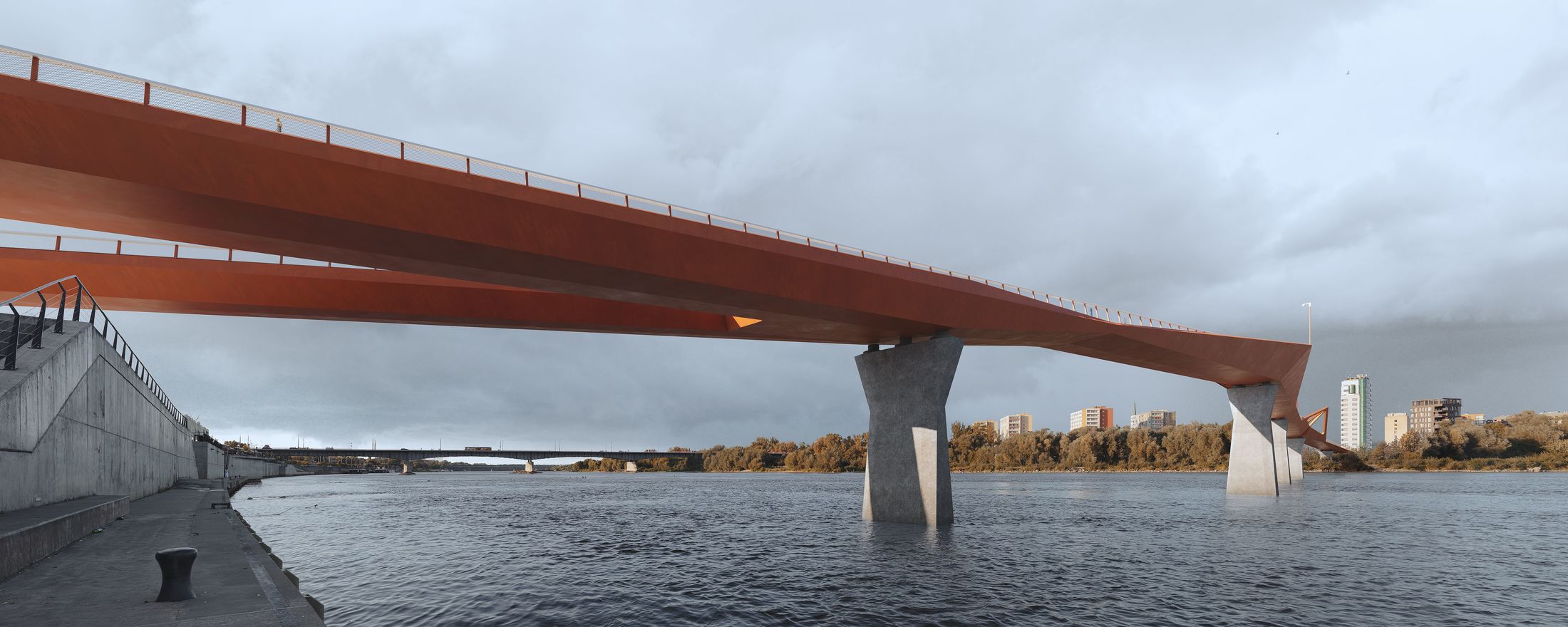 Karowa Brücke Warschau Weichselquerung