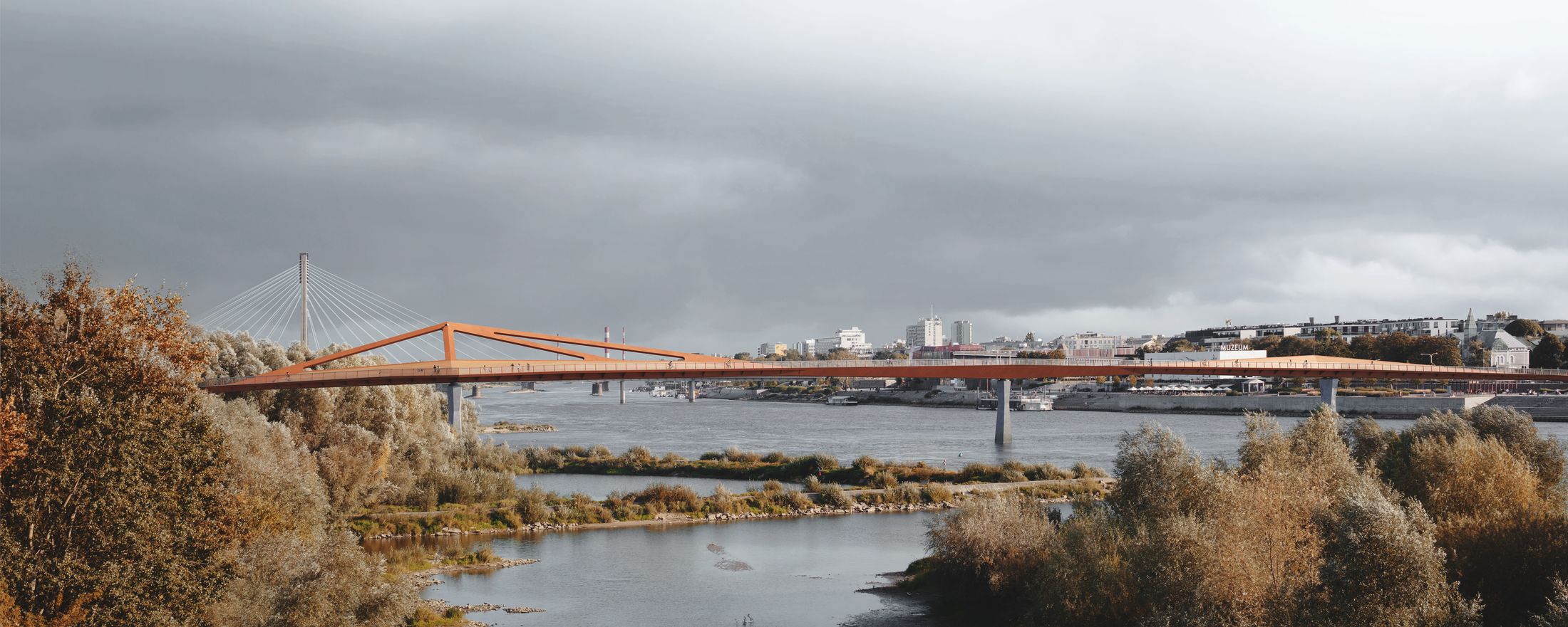 Karowa Brücke Warschau Weichselquerung