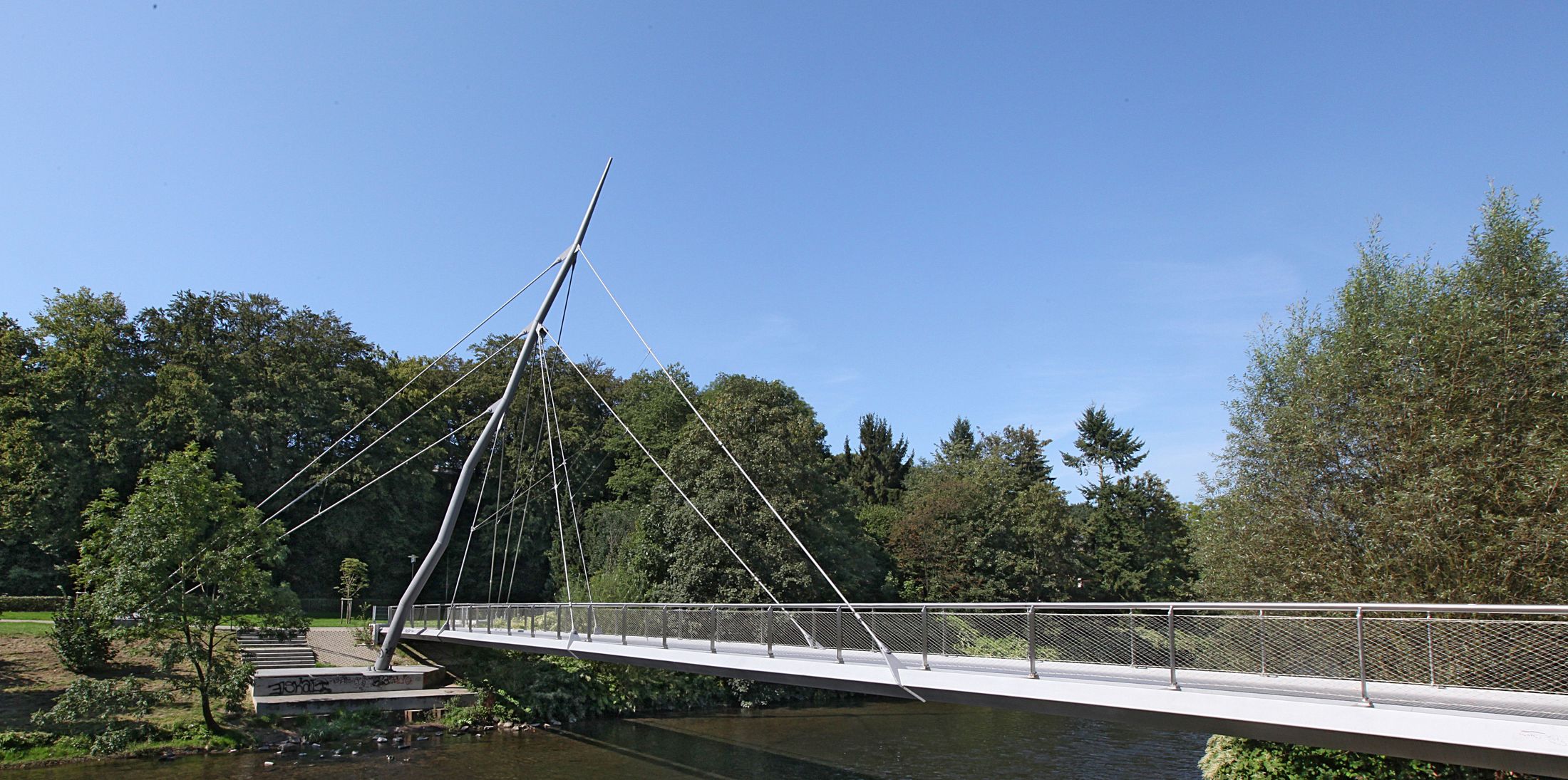 Leichlingen Geh- und Radwegbrücke Fußbrücke