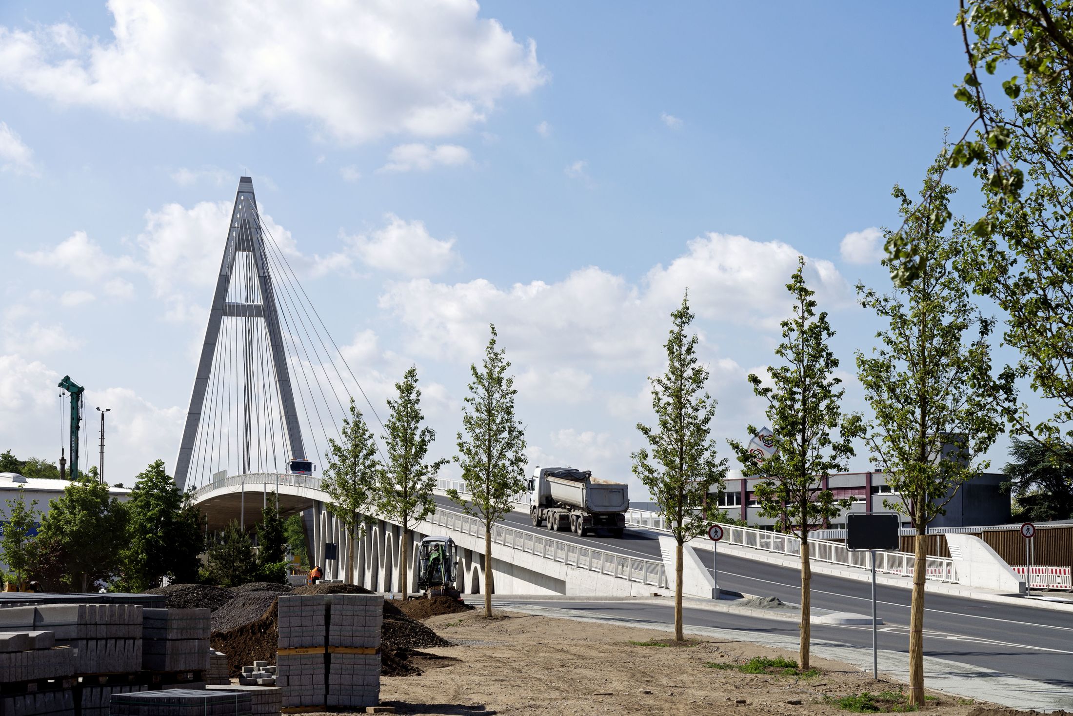 Schrägseilbrücke Raunheim