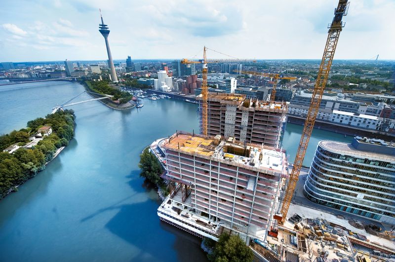 Hafenspitze Medienhafen Düsseldorf 