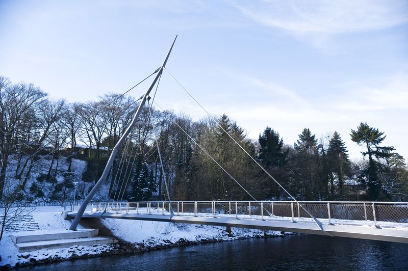 Leichlingen Geh- und Radwegbrücke Fußbrücke